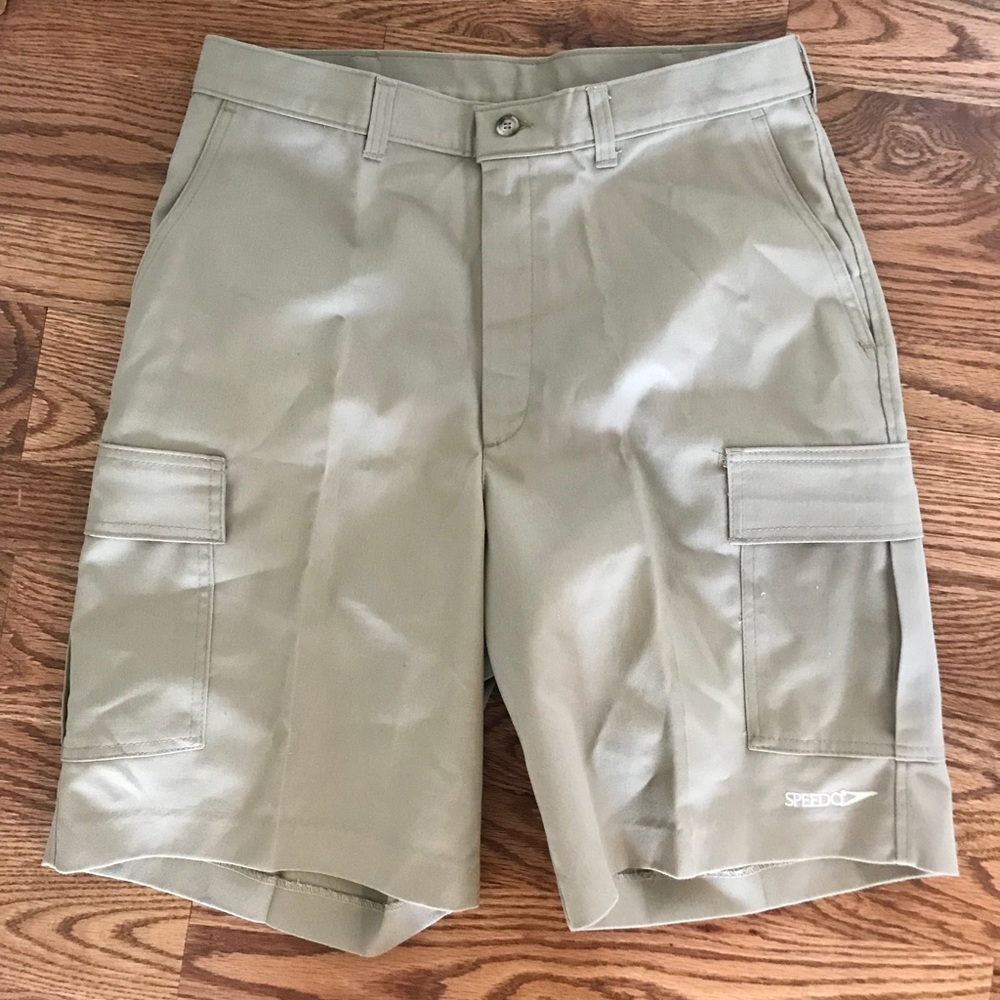 Speedo Khaki Cargo Shorts, Sz32